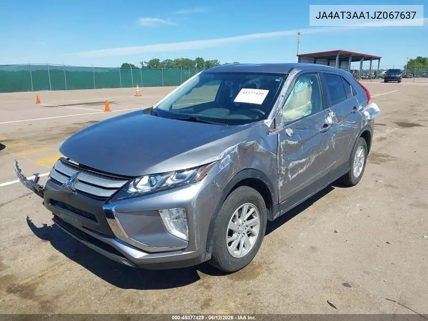2018 Mitsubishi Eclipse Cross Es VIN: JA4AT3AA1JZ067637 Lot: 45377429