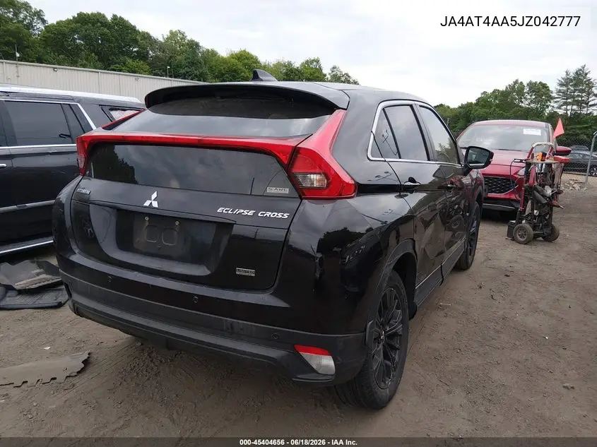 2018 Mitsubishi Eclipse Cross Le VIN: JA4AT4AA5JZ042777 Lot: 45404656