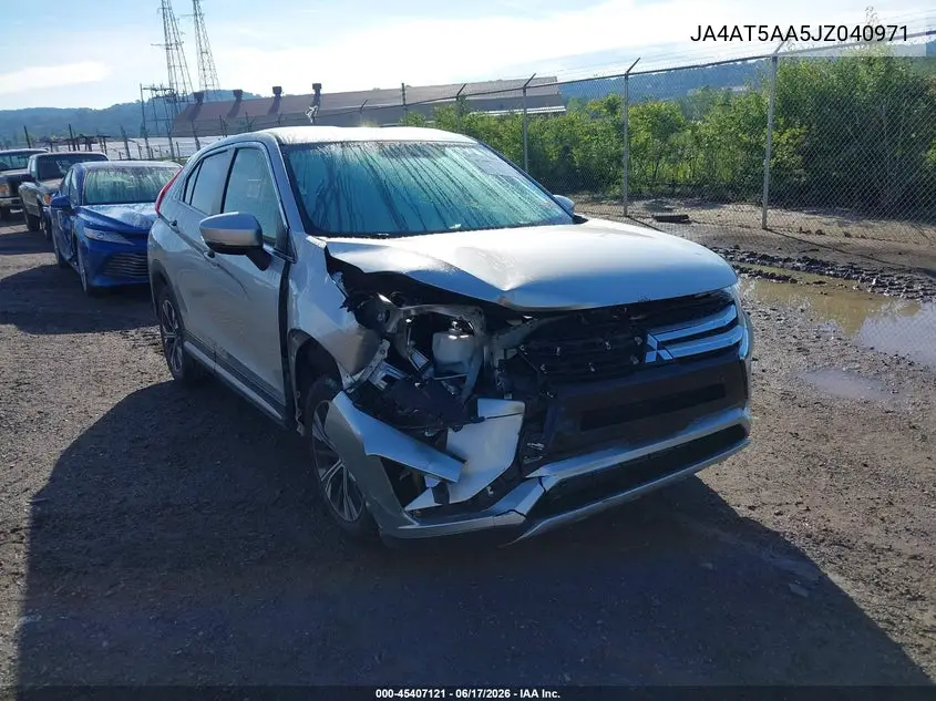 2018 Mitsubishi Eclipse Cross Se VIN: JA4AT5AA5JZ040971 Lot: 45407121