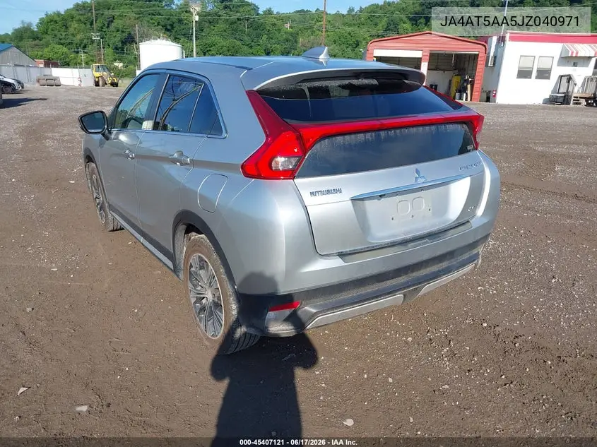 2018 Mitsubishi Eclipse Cross Se VIN: JA4AT5AA5JZ040971 Lot: 45407121