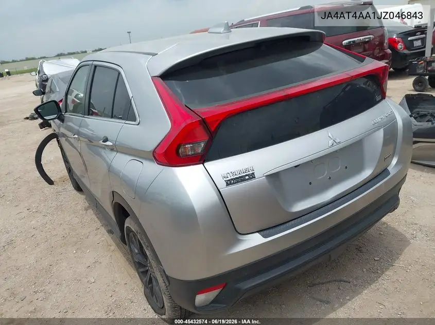 2018 Mitsubishi Eclipse Cross Le VIN: JA4AT4AA1JZ046843 Lot: 45432574