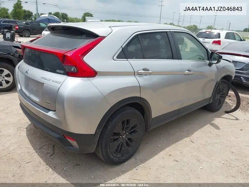 2018 Mitsubishi Eclipse Cross Le VIN: JA4AT4AA1JZ046843 Lot: 45432574
