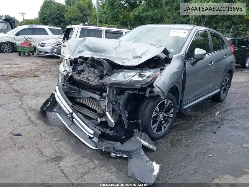 2018 Mitsubishi Eclipse Cross Se VIN: JA4AT5AA8JZ038695 Lot: 45443350