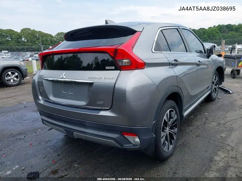 2018 Mitsubishi Eclipse Cross Se VIN: JA4AT5AA8JZ038695 Lot: 45443350