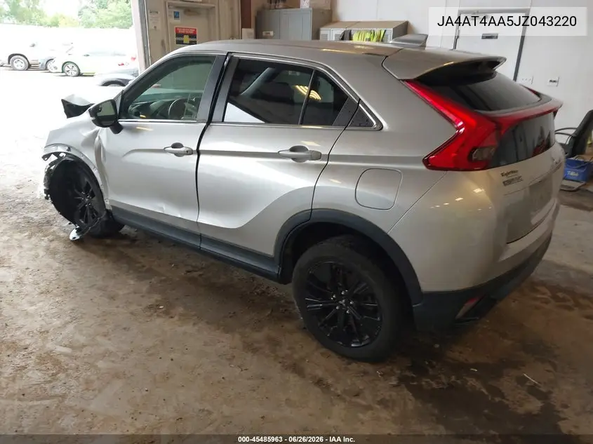2018 Mitsubishi Eclipse Cross Le VIN: JA4AT4AA5JZ043220 Lot: 45485963