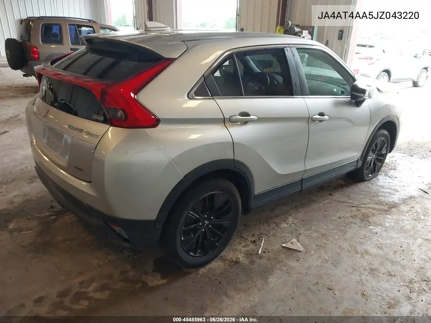 2018 Mitsubishi Eclipse Cross Le VIN: JA4AT4AA5JZ043220 Lot: 45485963