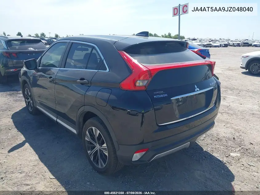 2018 Mitsubishi Eclipse Cross Sel VIN: JA4AT5AA9JZ048040 Lot: 45521358