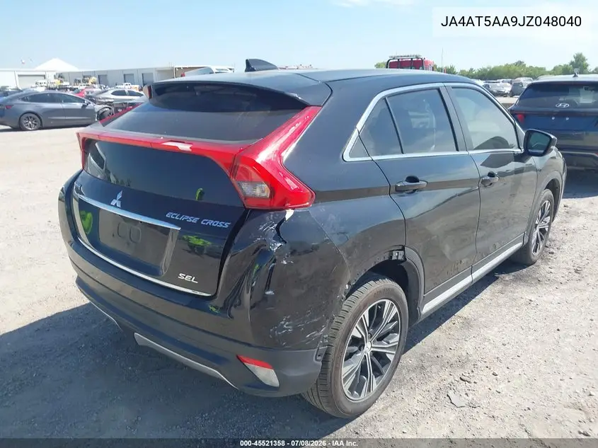2018 Mitsubishi Eclipse Cross Sel VIN: JA4AT5AA9JZ048040 Lot: 45521358