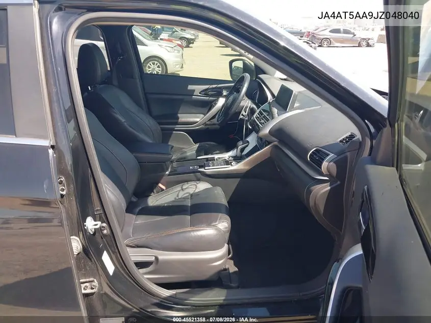 2018 Mitsubishi Eclipse Cross Sel VIN: JA4AT5AA9JZ048040 Lot: 45521358