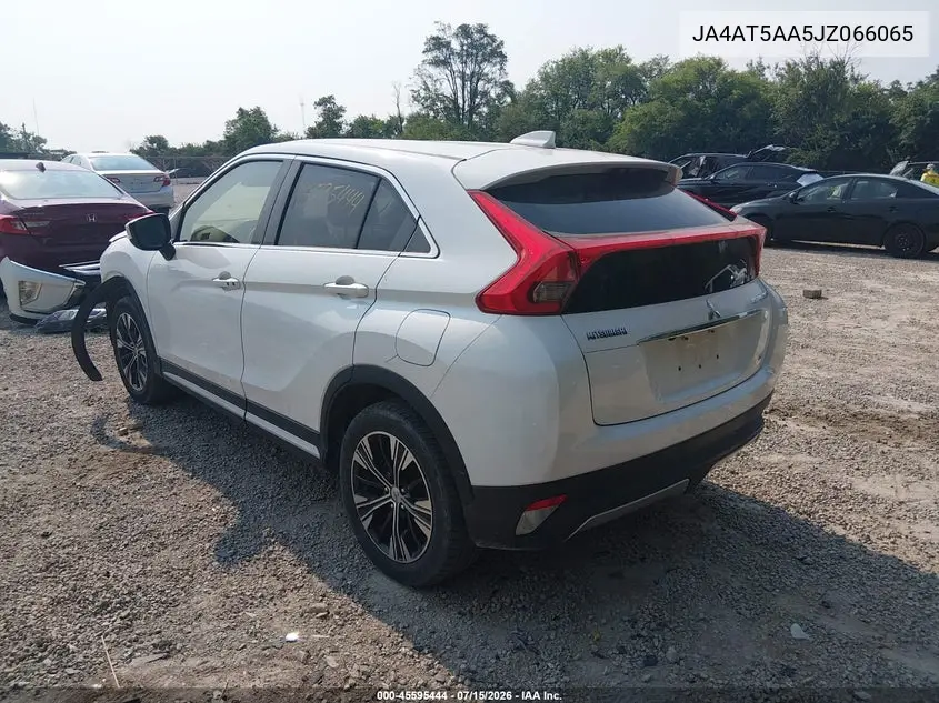 2018 Mitsubishi Eclipse Cross Se VIN: JA4AT5AA5JZ066065 Lot: 45595444