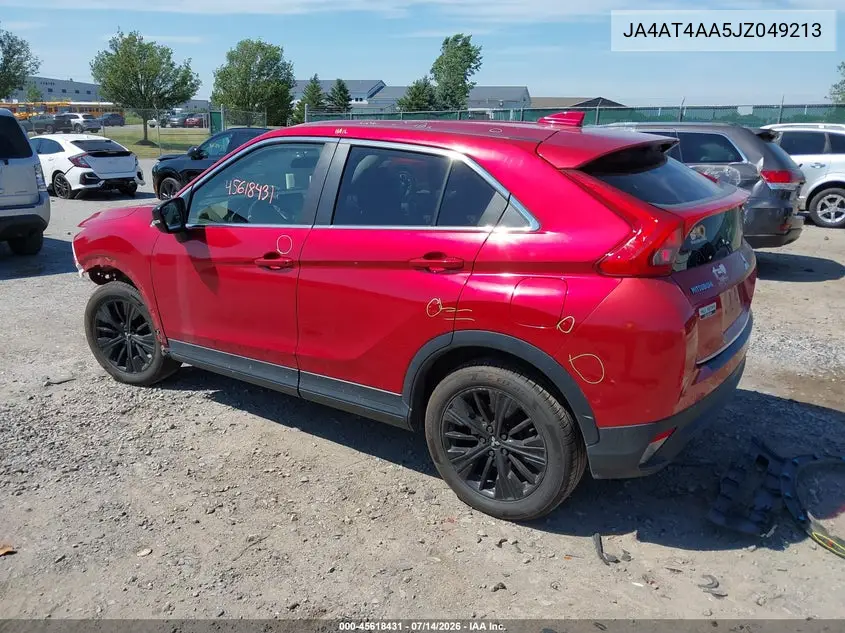2018 Mitsubishi Eclipse Cross Le VIN: JA4AT4AA5JZ049213 Lot: 45618431