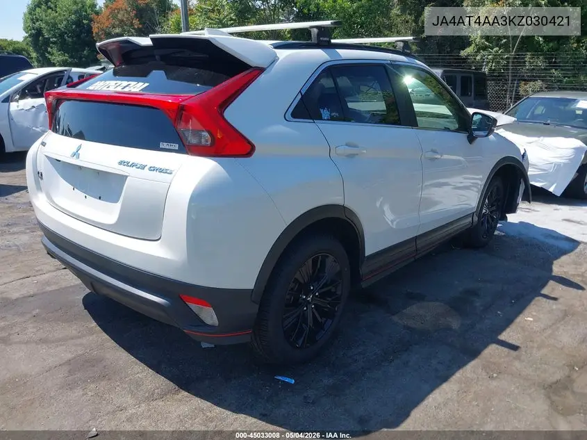 2019 Mitsubishi Eclipse Cross Sp VIN: JA4AT4AA3KZ030421 Lot: 45033008
