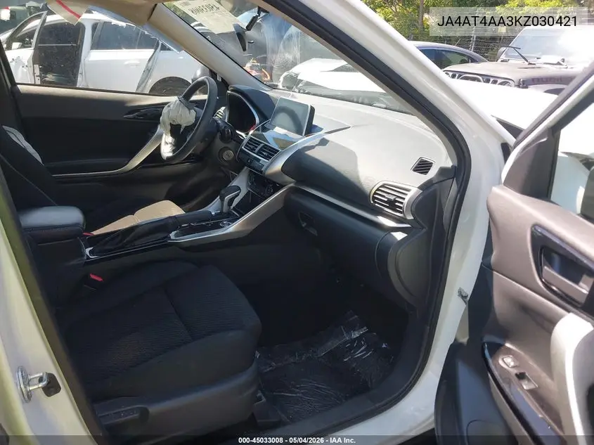 2019 Mitsubishi Eclipse Cross Sp VIN: JA4AT4AA3KZ030421 Lot: 45033008