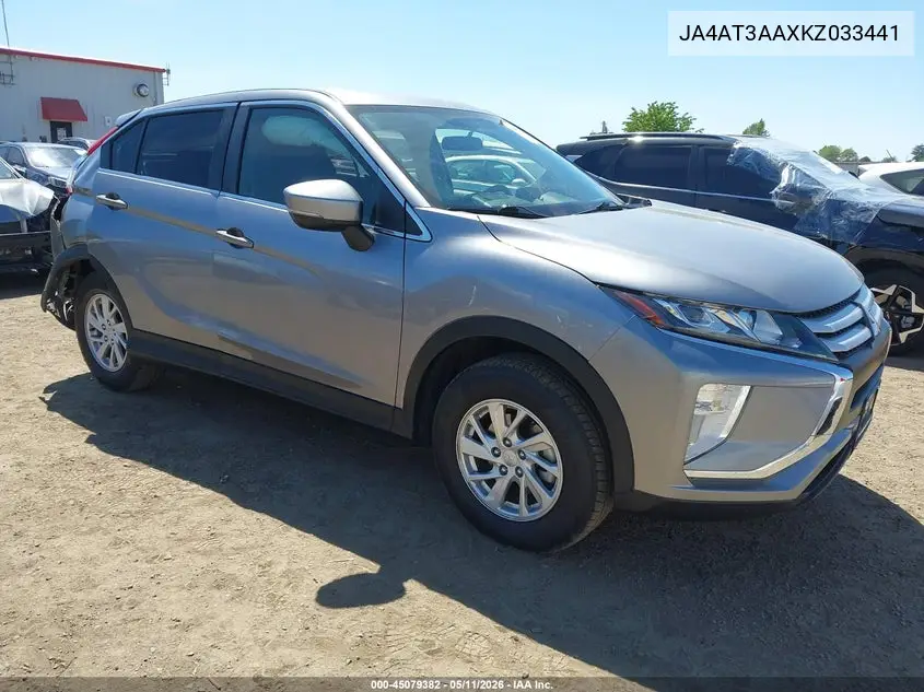 2019 Mitsubishi Eclipse Cross Es VIN: JA4AT3AAXKZ033441 Lot: 45079382