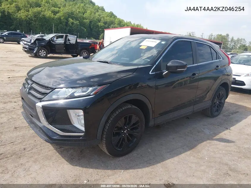 2019 Mitsubishi Eclipse Cross Le/Se/Sp VIN: JA4AT4AA2KZ046254 Lot: 45110096