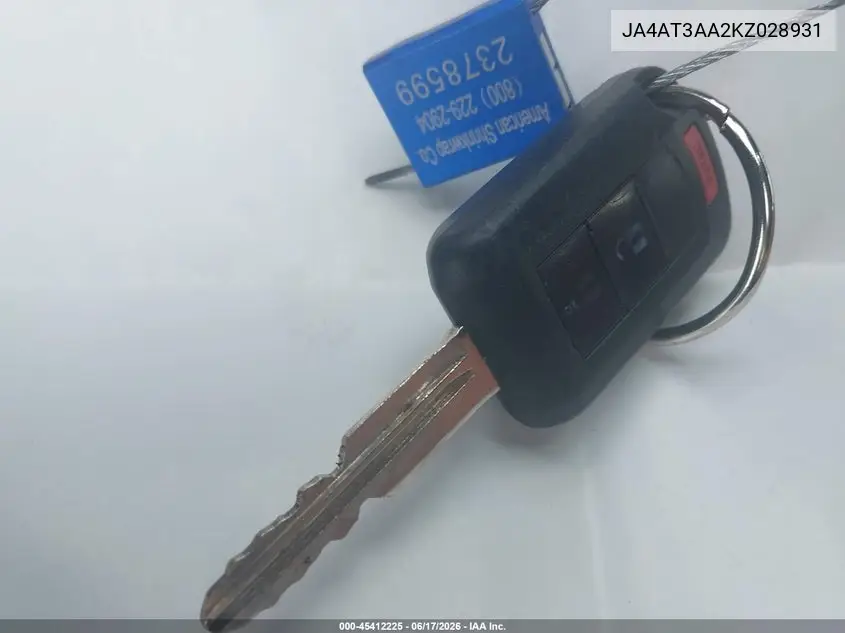 JA4AT3AA2KZ028931 2019 Mitsubishi Eclipse Cross Es