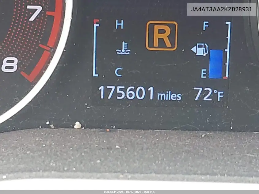 JA4AT3AA2KZ028931 2019 Mitsubishi Eclipse Cross Es