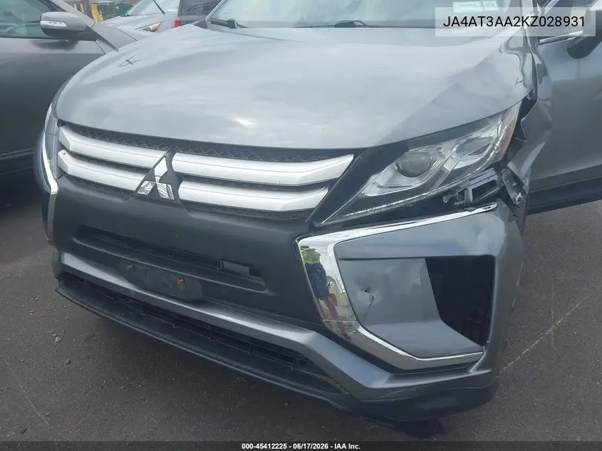 JA4AT3AA2KZ028931 2019 Mitsubishi Eclipse Cross Es