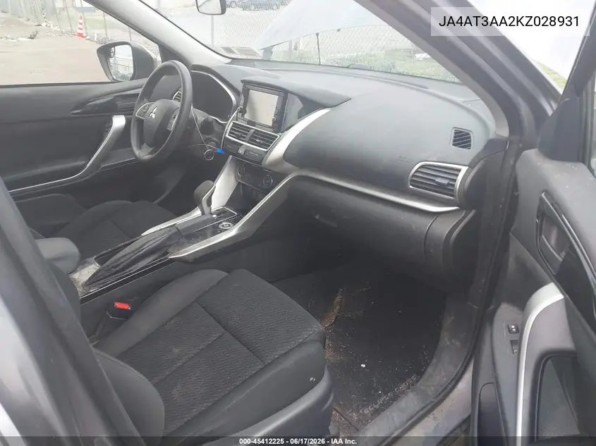 JA4AT3AA2KZ028931 2019 Mitsubishi Eclipse Cross Es