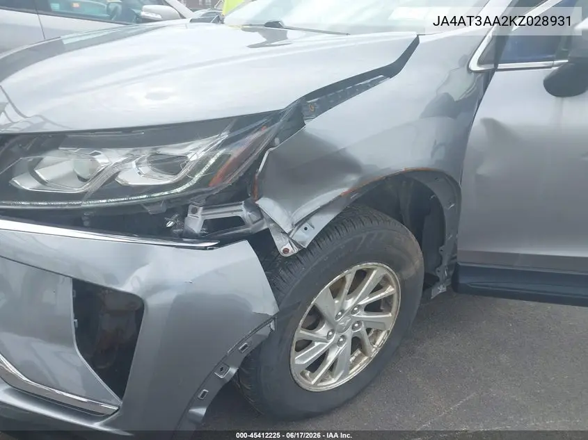 JA4AT3AA2KZ028931 2019 Mitsubishi Eclipse Cross Es