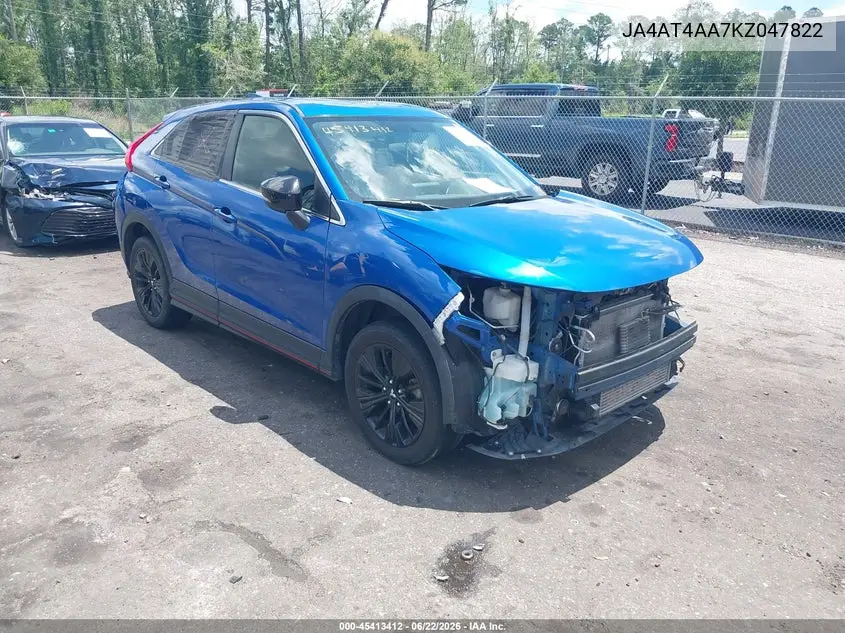 2019 Mitsubishi Eclipse Cross Le VIN: JA4AT4AA7KZ047822 Lot: 45413412