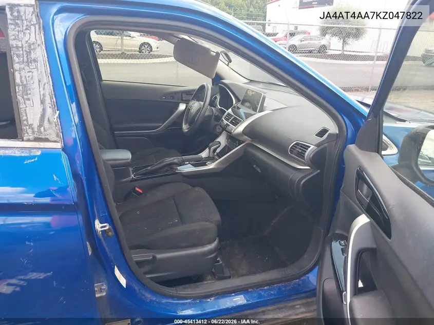 2019 Mitsubishi Eclipse Cross Le VIN: JA4AT4AA7KZ047822 Lot: 45413412