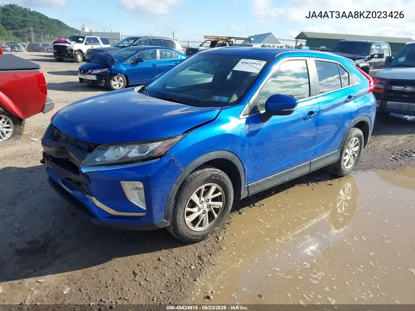 2019 Mitsubishi Eclipse Cross Es VIN: JA4AT3AA8KZ023426 Lot: 45424915
