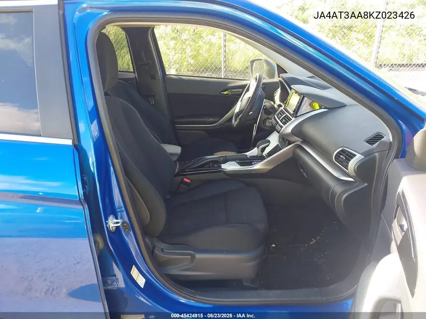 2019 Mitsubishi Eclipse Cross Es VIN: JA4AT3AA8KZ023426 Lot: 45424915