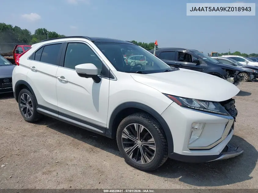 2019 Mitsubishi Eclipse Cross Sel VIN: JA4AT5AA9KZ018943 Lot: 45520631