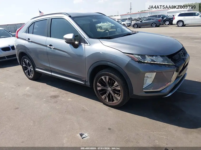 2019 Mitsubishi Eclipse Cross Se VIN: JA4AT5AA8KZ003799 Lot: 45530559