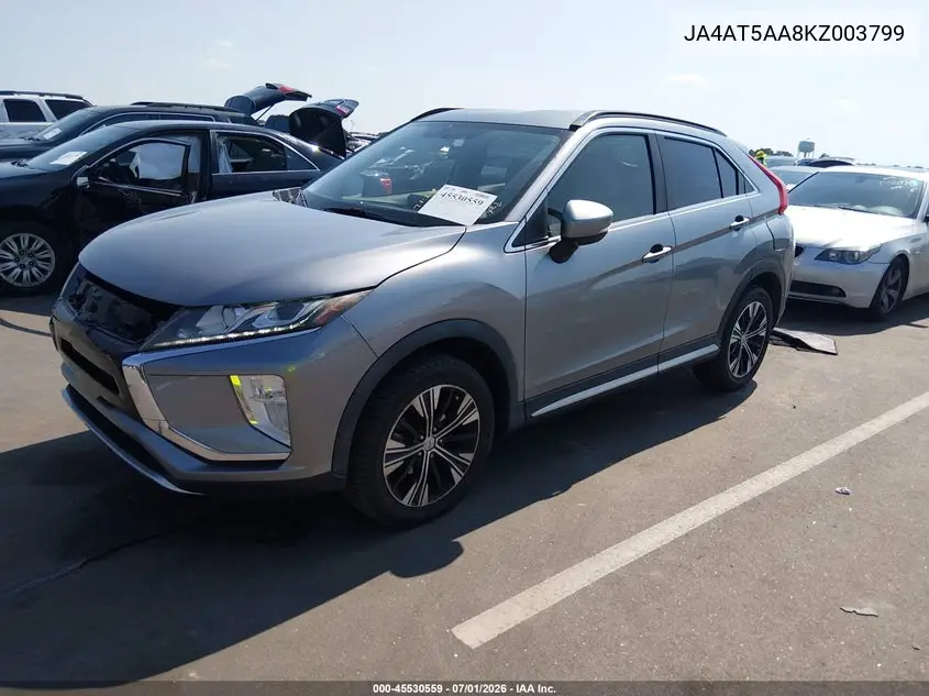 2019 Mitsubishi Eclipse Cross Se VIN: JA4AT5AA8KZ003799 Lot: 45530559