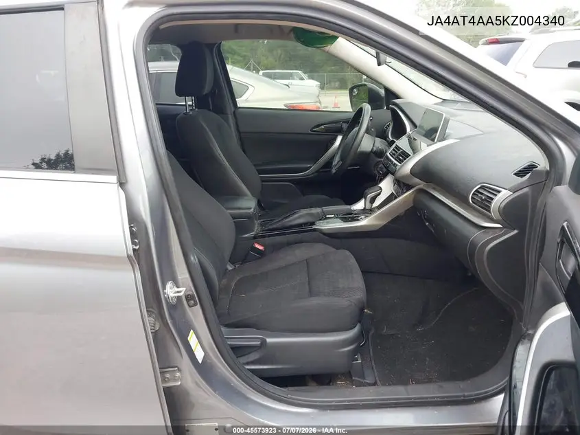 2019 Mitsubishi Eclipse Cross Le VIN: JA4AT4AA5KZ004340 Lot: 45573923