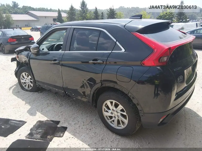 2019 Mitsubishi Eclipse Cross Es VIN: JA4AT3AA9KZ030613 Lot: 45662854