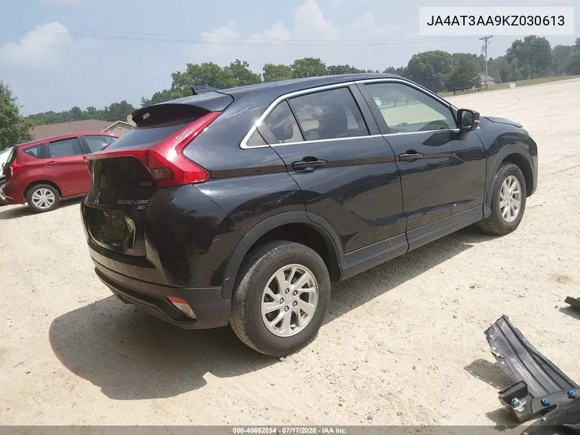2019 Mitsubishi Eclipse Cross Es VIN: JA4AT3AA9KZ030613 Lot: 45662854