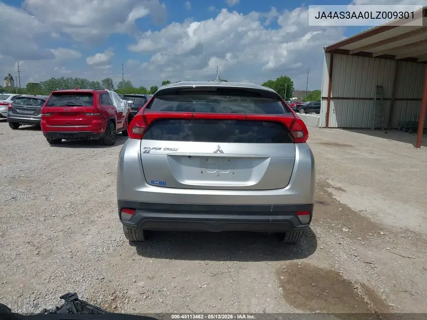 2020 Mitsubishi Eclipse Cross Es 1.5T VIN: JA4AS3AA0LZ009301 Lot: 45113462