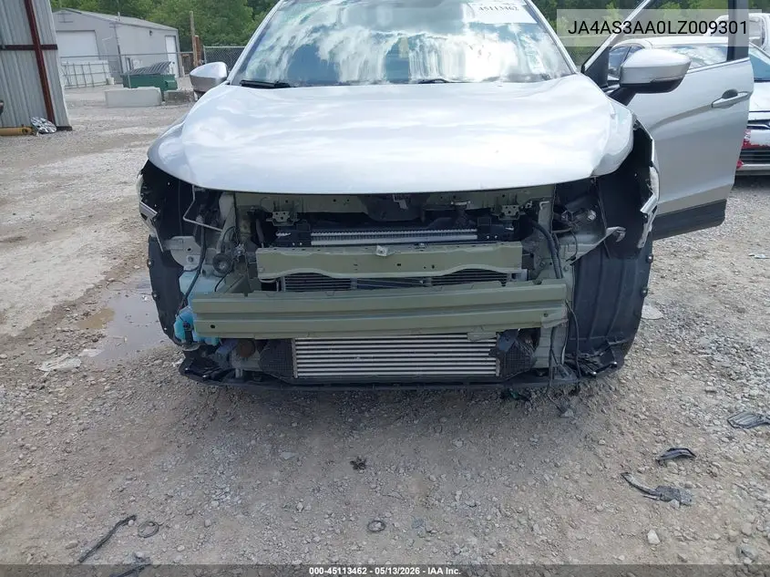 2020 Mitsubishi Eclipse Cross Es 1.5T VIN: JA4AS3AA0LZ009301 Lot: 45113462
