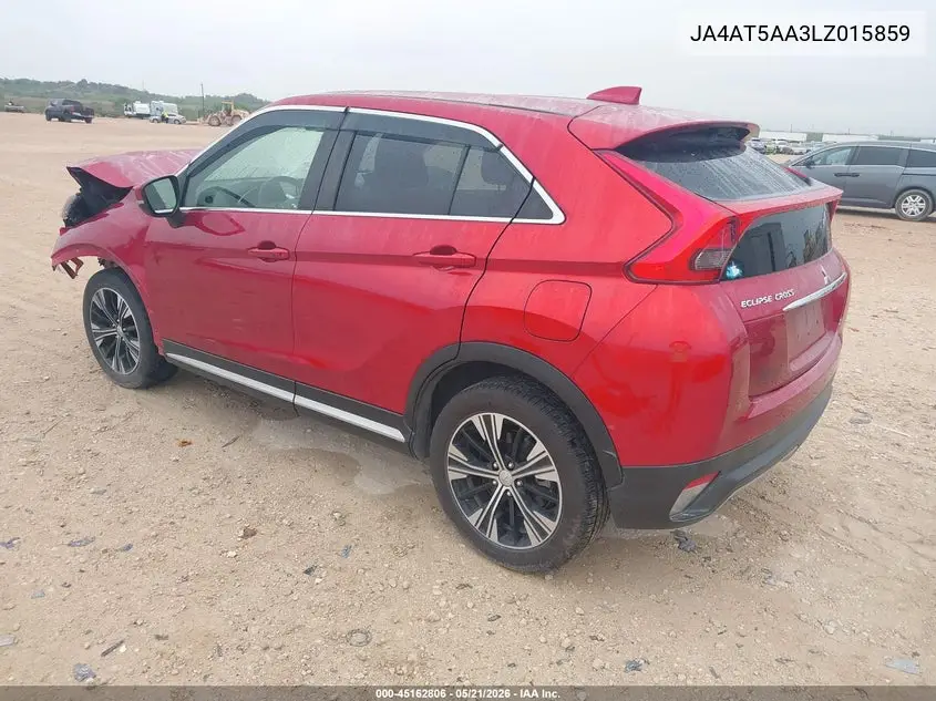 2020 Mitsubishi Eclipse Cross Se 1.5T Awc/Sel 1.5T Awc VIN: JA4AT5AA3LZ015859 Lot: 45162806