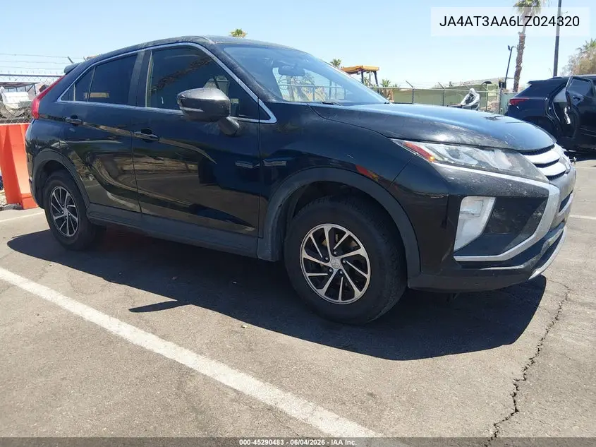 2020 Mitsubishi Eclipse Cross Es 1.5T Awc VIN: JA4AT3AA6LZ024320 Lot: 45290483