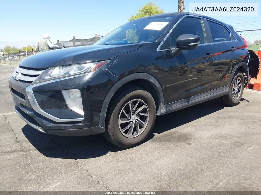 2020 Mitsubishi Eclipse Cross Es 1.5T Awc VIN: JA4AT3AA6LZ024320 Lot: 45290483