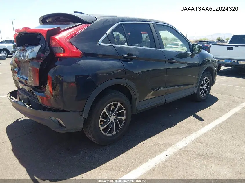 2020 Mitsubishi Eclipse Cross Es 1.5T Awc VIN: JA4AT3AA6LZ024320 Lot: 45290483