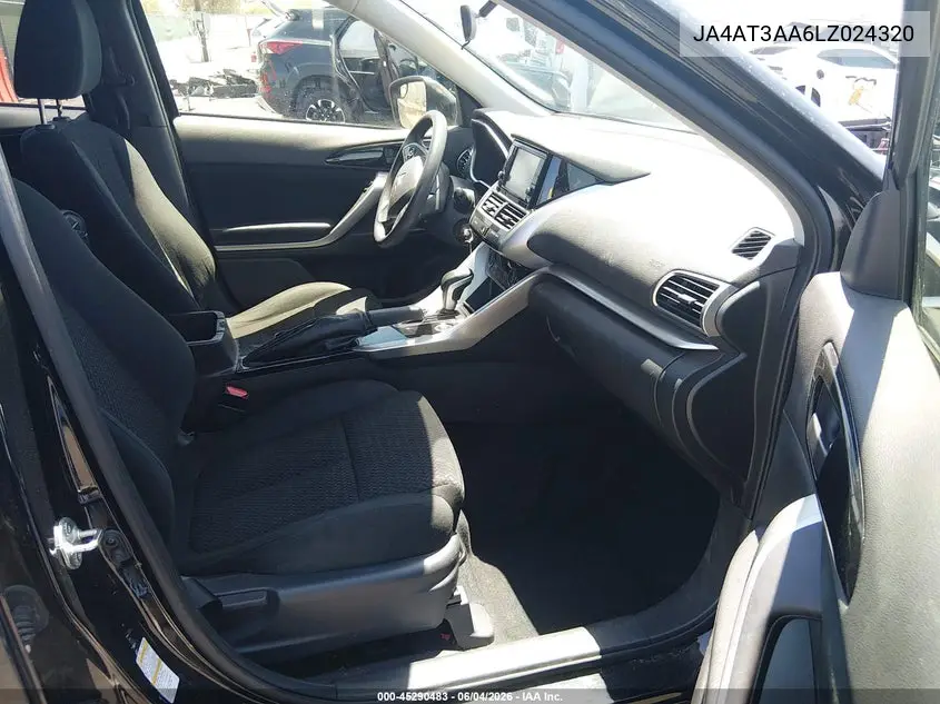 2020 Mitsubishi Eclipse Cross Es 1.5T Awc VIN: JA4AT3AA6LZ024320 Lot: 45290483