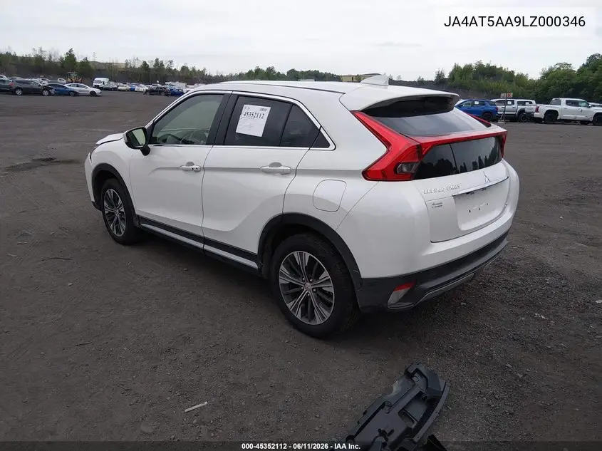 2020 Mitsubishi Eclipse Cross Sel 1.5T Awc VIN: JA4AT5AA9LZ000346 Lot: 45352112