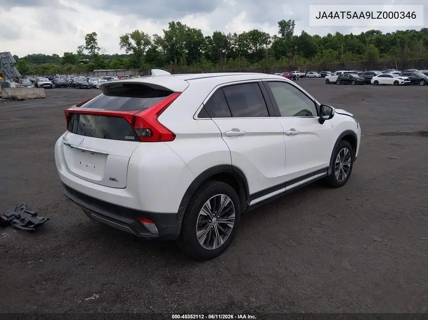 2020 Mitsubishi Eclipse Cross Sel 1.5T Awc VIN: JA4AT5AA9LZ000346 Lot: 45352112