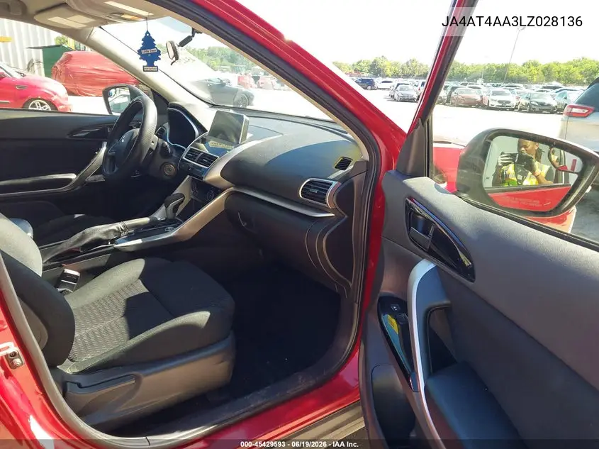 2020 Mitsubishi Eclipse Cross Le 1.5T Awc VIN: JA4AT4AA3LZ028136 Lot: 45429593