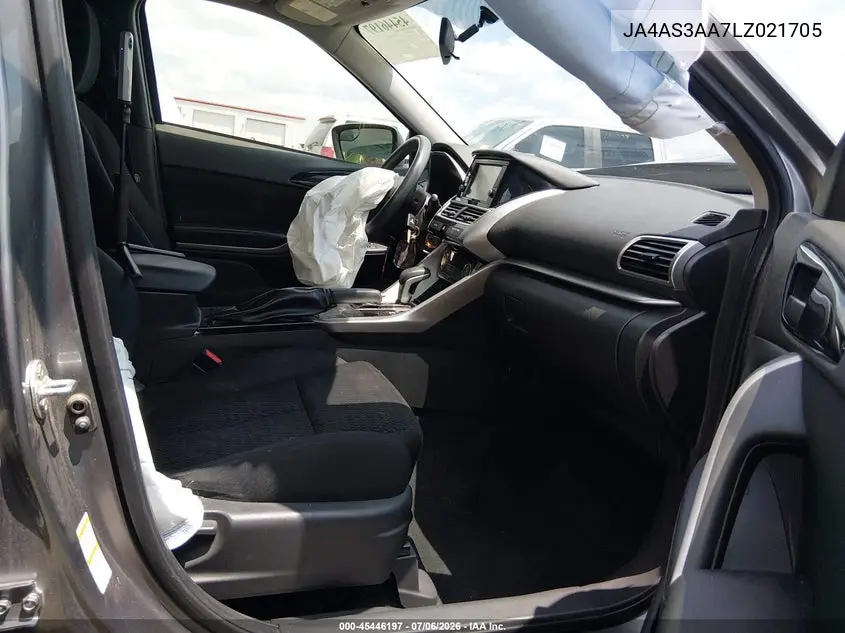 2020 Mitsubishi Eclipse Cross Es 1.5T VIN: JA4AS3AA7LZ021705 Lot: 45446197
