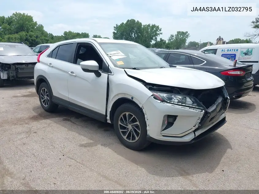 2020 Mitsubishi Eclipse Cross Es 1.5T VIN: JA4AS3AA1LZ032795 Lot: 45489202