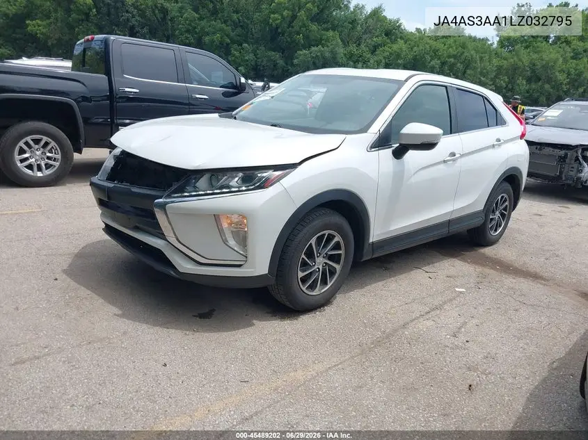 2020 Mitsubishi Eclipse Cross Es 1.5T VIN: JA4AS3AA1LZ032795 Lot: 45489202