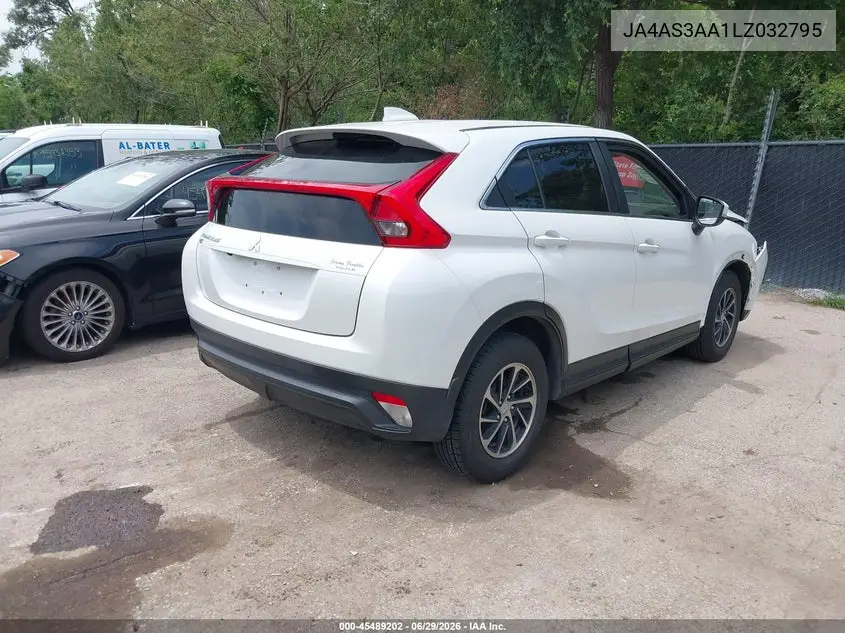 2020 Mitsubishi Eclipse Cross Es 1.5T VIN: JA4AS3AA1LZ032795 Lot: 45489202