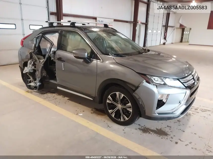 2020 Mitsubishi Eclipse Cross Se 1.5T VIN: JA4AS5AA0LZ005583 Lot: 45493227