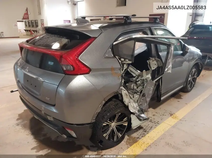 2020 Mitsubishi Eclipse Cross Se 1.5T VIN: JA4AS5AA0LZ005583 Lot: 45493227